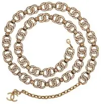 RARE crystal BELT/ pendant.
