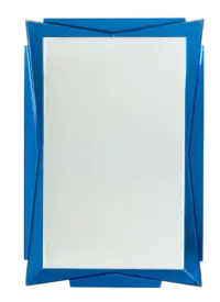 Striking wall mirror