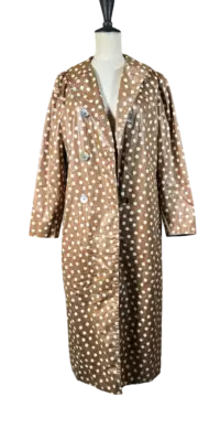 Polka Dot Cotton Overcoat