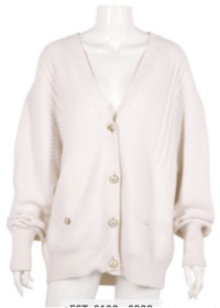 Cream cashmere cardigan