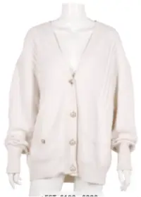 Cream cashmere cardigan